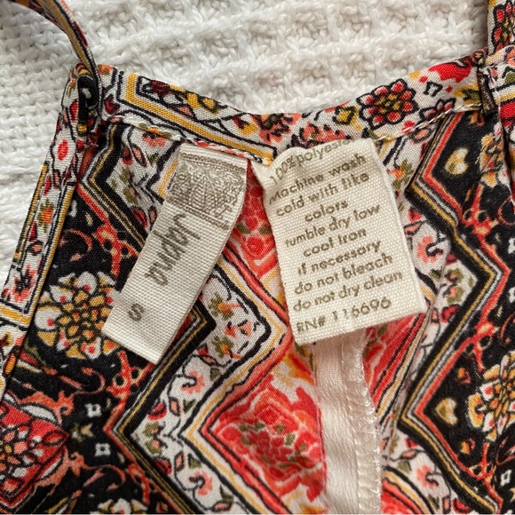 $5 or 3/$10 Japna Patterned Racerback Tank Top Size Small - Picture 3 of 4